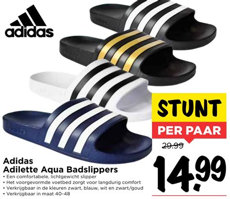 adidas adilette aqua badslippers aanbieding